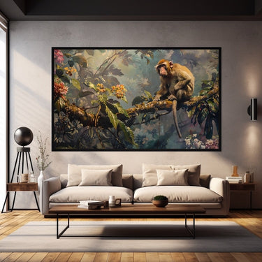 Antique Monkey Painting